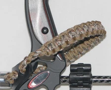 Archery woodland Multi camo gold tan bling sling bow wrist strap FREE SHIPPING 