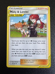 Misty & Lorelei - 199/236 - Cosmic Eclipse - Uncommon - Pokemon TCG