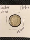 1909-S Barber Dime   **Much Scarcer Date**
