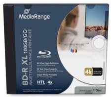 MediaRange MR520 disco vergine Blu-Ray BD-R 100 GB 1 pz (MediaRange BD-R XL 100G