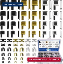144PCS Zipper Repair Kit - 4 Sizes  3, 5, 8, 10 , Insertion Pins, 3-Color Zi