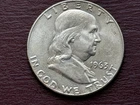 1963-D FRANKLIN HALF DOLLAR 90% SILVER .50¢ UNITED STATES   (A205)