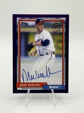 2020 Topps Archives - Fan Favorites Autographs Mark Wohlers #FFA-MW Purple /150