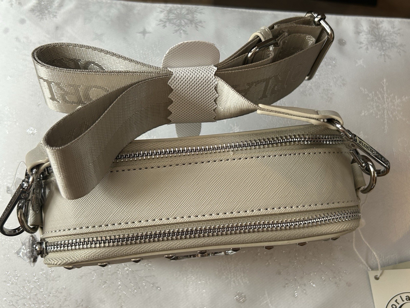 Valentino Orlandi Camera Bag - Taupe - New With Tags - MSRP $159 thumbnail 10