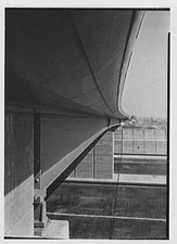 New York International Airport, Idlewild, New York. Sharp view of bridge