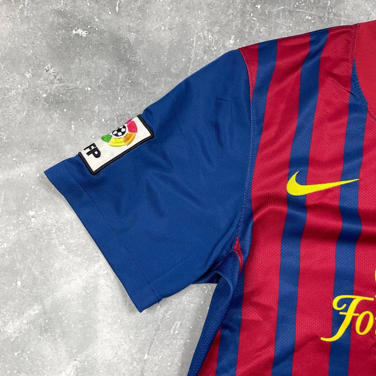 FC Barcelona 2011 2012 Home Jersey Nike Shirt Red/ Blue Size S thumbnail 10