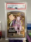 Pokémon Mewtwo EX TCG Hyper Rare Card 240/182 Team Rockets, PSA 9