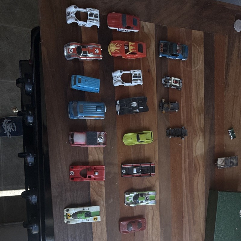 Vintage tyco  slot cars bodies