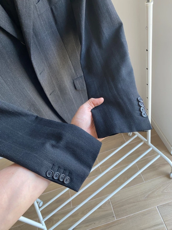 Blazer vintage a rayas de Prada talla 50 Foto 3 de 4