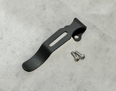 Black Steel Deep Pocket Clip For Ontario Rat 2 Knife Folder