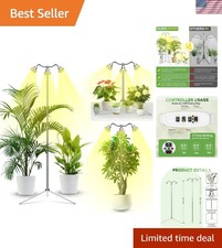 Full Spectrum Grow Lights for Indoor Plants 15-62 Inches Height Adjustable Al...