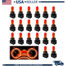20pcs T5 Halogen Instrument Cluster Bulbs Kitcolor Amber