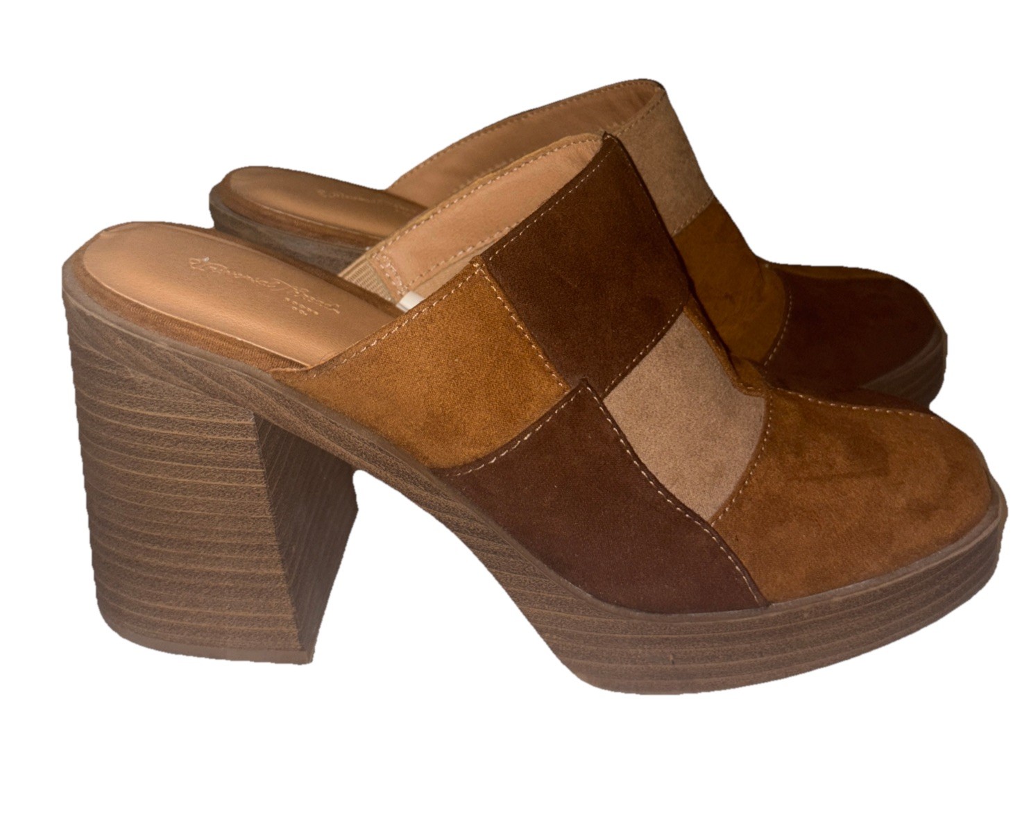 Universal Thread Womens Brown Patchwork Hippie Fa… - image 2