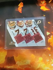 2009 Donruss Threads - Triple Threat Clinton Portis, Jason Campbell, Chris...