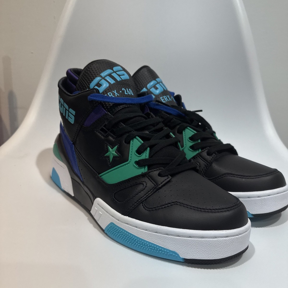 Converse ERX 260 Mid Black/Court Purple Basketball Sneakers