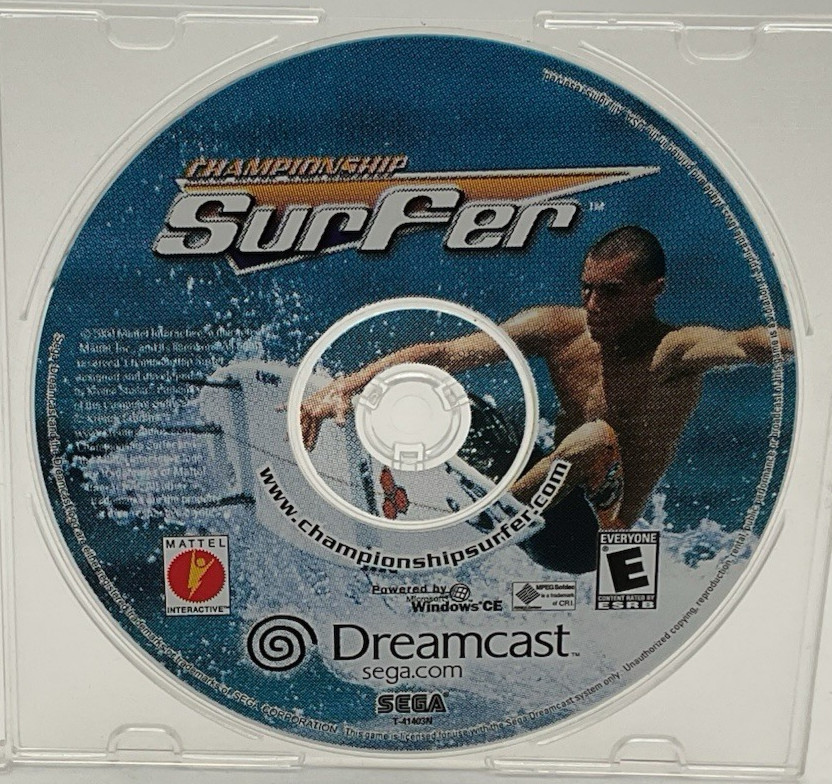 Disco Sega Dreamcast Championship Surfer 2000 PROBADO ¡Solo envío rápido gratuito!