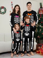 Halloween Family Pyjamas Skeleton Matching Pyjama Set Kids Baby Adults Sleepwear