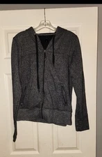 Kyodan womens size medium gray hoodie zip up jacket #10