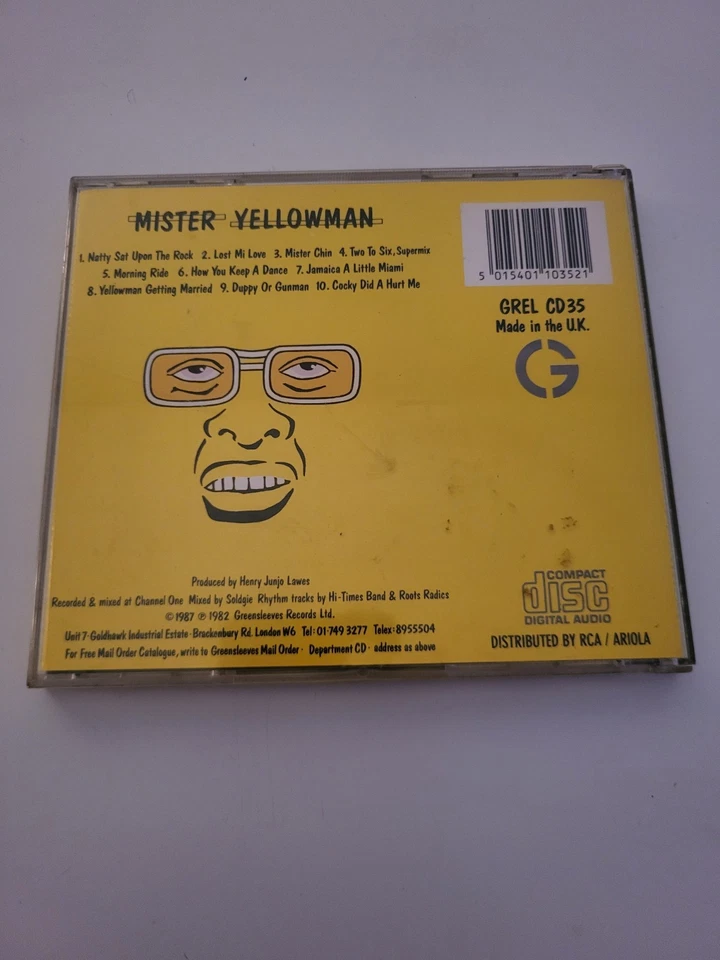 Mr Yellowman - 1987 Greensleeves Records CD Top Zustand ! RAR - Bild 3 von 3
