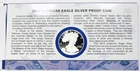 *2012 PROOF AMERICAN SILVER EAGLE AND 2009 $5 BILL PAIR* NR #G3754