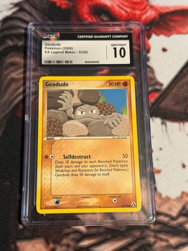 Geodude graded CGC 10 for sale on eBay