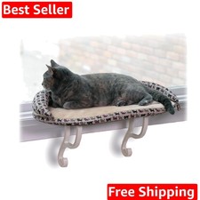 Bolster Kitty Sill Cat Window Perch Bed for Large Cats, Orthopedic Window Ham...