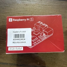 Raspberry Pi 5 8GB Single Board 2.4GHz Quad-core 64-bit Arm Cortex-A76 CPU