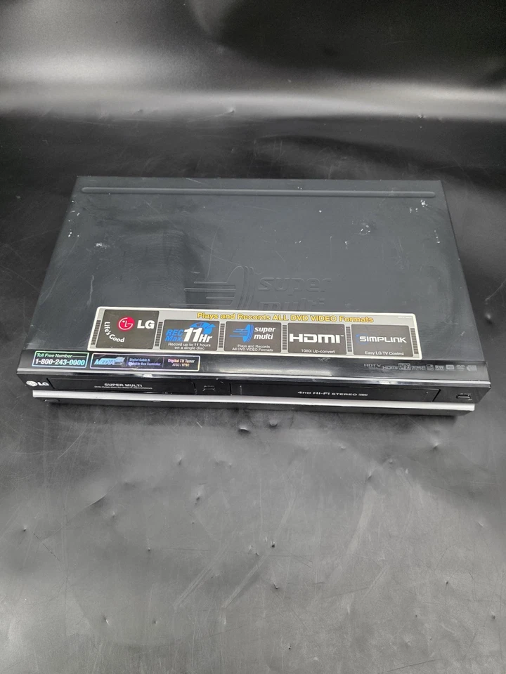 LG RC797T Super Multi DVD Recorder VCR COMBO Digital Tuner (For Parts) - Image 2 of 4