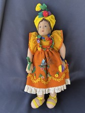 23 Vtg Lenci Type Brazilian Felt Doll W Tag Original Leonardi California READ