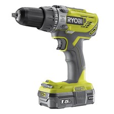 Ryobi Percussion Drill Cordless 18V 1.5Ah Li-Ion R18PD3-115GK ONE+ Compact