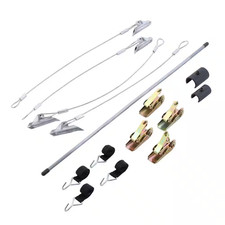 30 In. Easyhook Ratchet TITE Anchor Kit (4-Piece) with Sturdy Webbing, Cast Stee