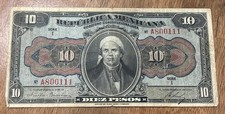 MEXICO 10 Pesos 1915 Banknote VF