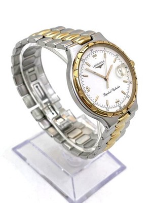 LONGINES Conquest ゴールド Longines Conquest 4024 Perpetual Calendar Gold Plated Men's Watch