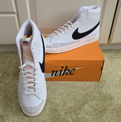   Nike Blazer Mid '77 Vintage Sneaker   Weiß/Schwarz Mid Top Schnürung EU 49,5