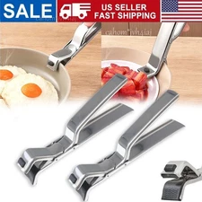 Anti Scald Stainless Steel Hot Plate Gripper, Kitchen Clip For Bowls,Pots,Dishes