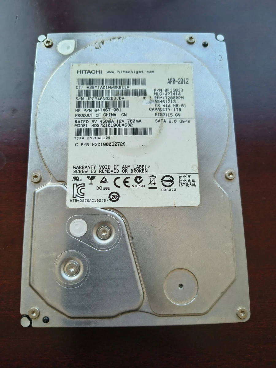Hitachi 1 TB Internal Hard Disk Drives for sale | eBay