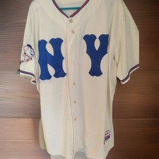 2009 MLB Game Issued/Worn New York Mets JJ Putz Jersey Giants Throwback Rare 52