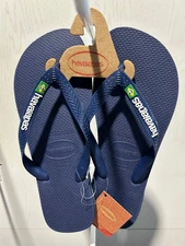 Havaianas Brazil Logo Navy Blue Sandal Men EU sizes 39/40-45/46 NEW!!!