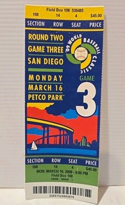 Wbc Ticket | eBay