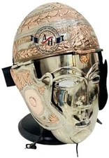 Roman Face Centurion Helmet Medieval Knight Official Armor Costume With Stand