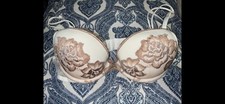 LaPerla White Floral Embroidered Push Up Bra ...