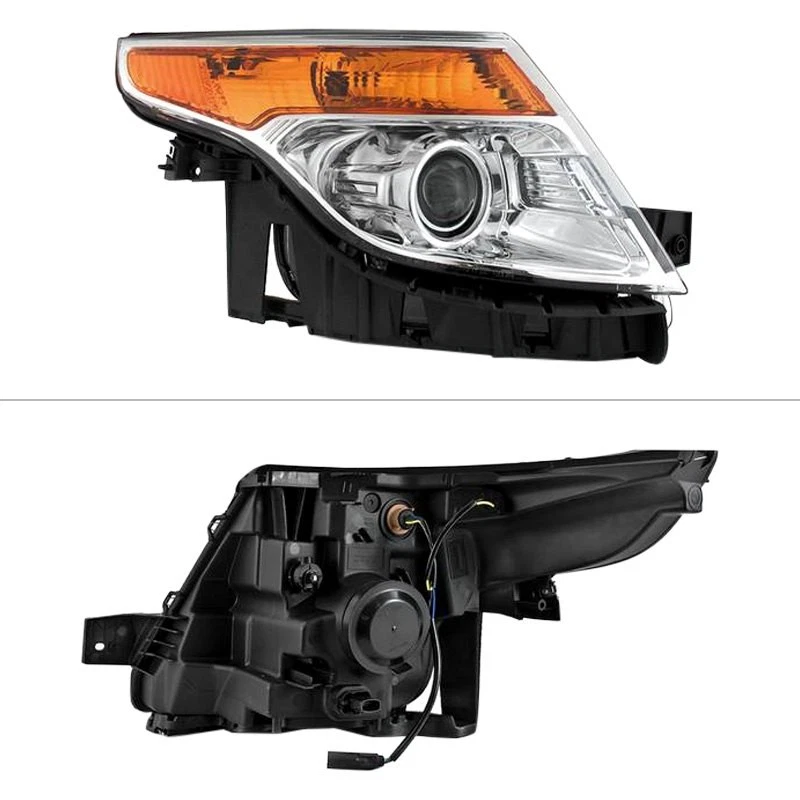 For Ford Explorer 11-15 Driver & Passenger Side Chrome Projector Headlights Foto 2 de 4