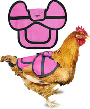 COOPED up Canvas Chicken Saddle for Medium-Large Hens with Larger Wing Cover and