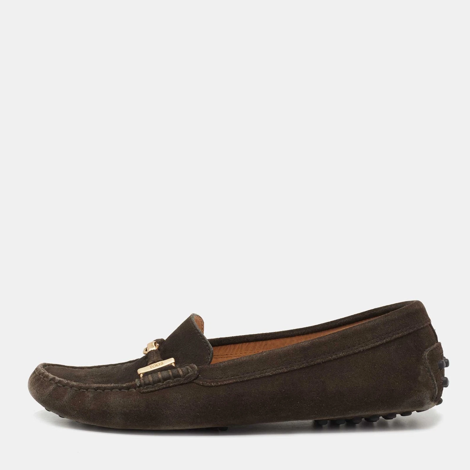 TOD’S Mocassini slip on Tod's in camoscio marrone taglia 37
