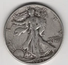 1943 P WALKING LIBERTY HALF DOLLAR 90% SILVER PHILADELPHIA .50¢ UNITED STATES