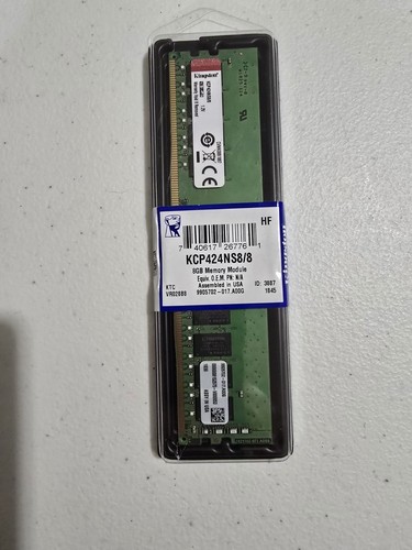 Kingston 8GB Memory Module / KCP424NS8/8 Computer Part Sealed Brand New - Picture 2 of 3