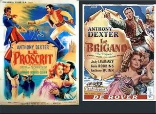 3 EXTRAITS DE FILMS EN 16MM:"LE PROSCRIT/EVADES PLANETE DES SINGES/FANNY"