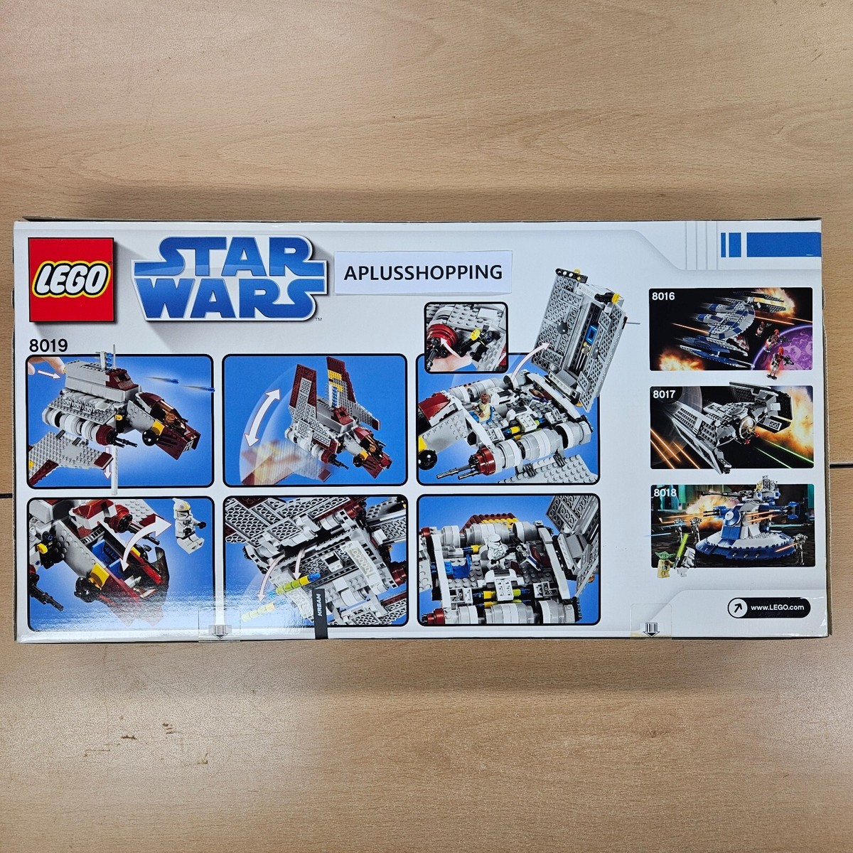 Lego 8019 Star Wars Republic Attack Shuttle 636pcs FedEx Shipping