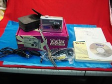 VIVITAR VIVICAM 5386 - CAMERA LOOKS UNUSED - WITH ALL ORIG. ITEMS & BOX - TESTED