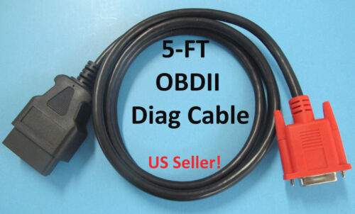 OBDII Cable w/ Smart Super 16E built in OBD2 Plug for Launch x431 Master Scanner - Foto 1 di 3